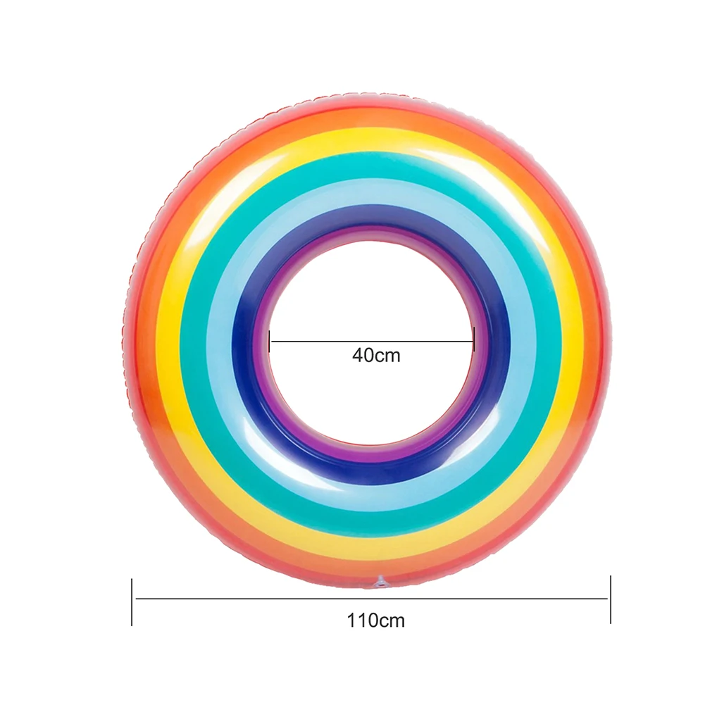 Inflatable Swimming Circle Rainbow Float Pool Swimming Ring For Adult Kids Round Floating Ring Bed Summer Pool Party Water Toys
Inflatable Swimming Circle Rainbow Float Pool Swimming Ring For Adult Kids Round Floating Ring Bed Summer Pool Party Water Toys