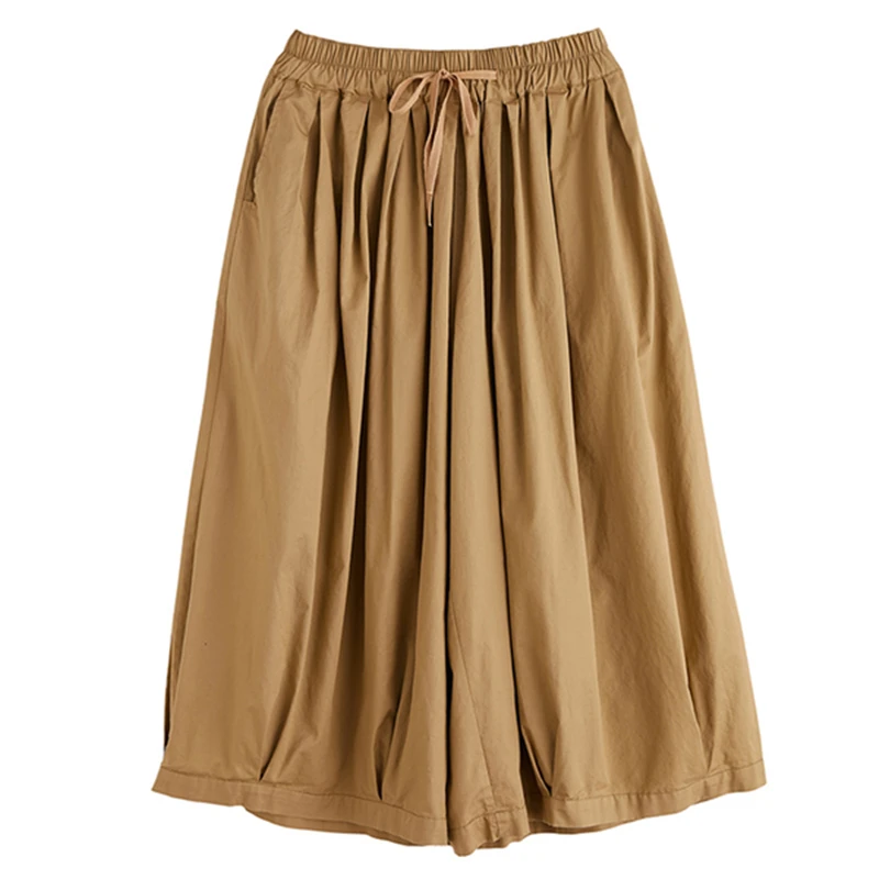 BIG SIZE Summer Women Vintage Elegant Wide Leg Skirt Pants Ladies Female Plus Large Elastic Waist Loose Pleat Trouser Capris
BIG SIZE Summer Women Vintage Elegant Wide Leg Skirt Pants Ladies Female Plus Large Elastic Waist Loose Pleat Trouser Capris