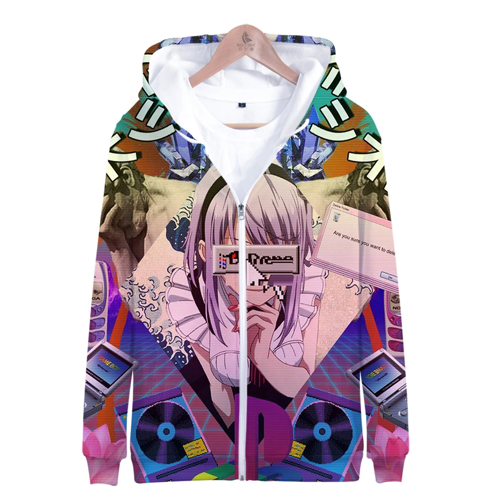 Vaporwave Zipper Hoodies Women/Men Fashion Long Sleeve Hooded Sweatshirt 2020 Harajuku Casual Streetwear Trendy Style Clothes
Vaporwave Zipper Hoodies Women/Men Fashion Long Sleeve Hooded Sweatshirt 2020 Harajuku Casual Streetwear Trendy Style Clothes