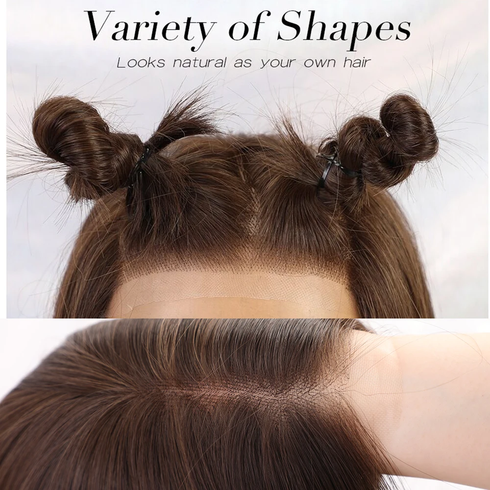 Element Long Natural Wave Brown Hair Synthetic Lace Front Wigs Side Part Afro Wigs for White/Black Women
Element Long Natural Wave Brown Hair Synthetic Lace Front Wigs Side Part Afro Wigs for White/Black Women
