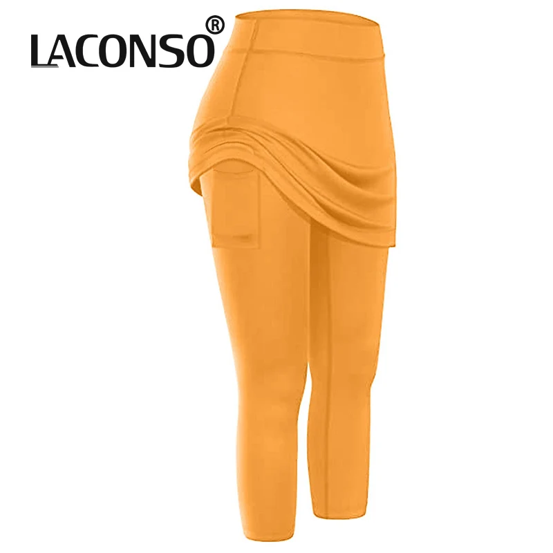 LACONSO Women's Tennis Skirts Female Golf Skorts With Long Pants And Leggings Inner Layer Pockets For Dancing Running Yoga Gym
LACONSO Women's Tennis Skirts Female Golf Skorts With Long Pants And Leggings Inner Layer Pockets For Dancing Running Yoga Gym