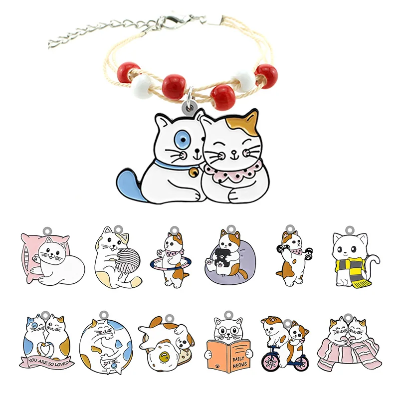 TAFREE Various Kitty Anime Pattern Bracelet Red and White Beaded Rope Chain with Epoxy Resin Mini Small Listing Girl Hand Rope
TAFREE Various Kitty Anime Pattern Bracelet Red and White Beaded Rope Chain with Epoxy Resin Mini Small Listing Girl Hand Rope