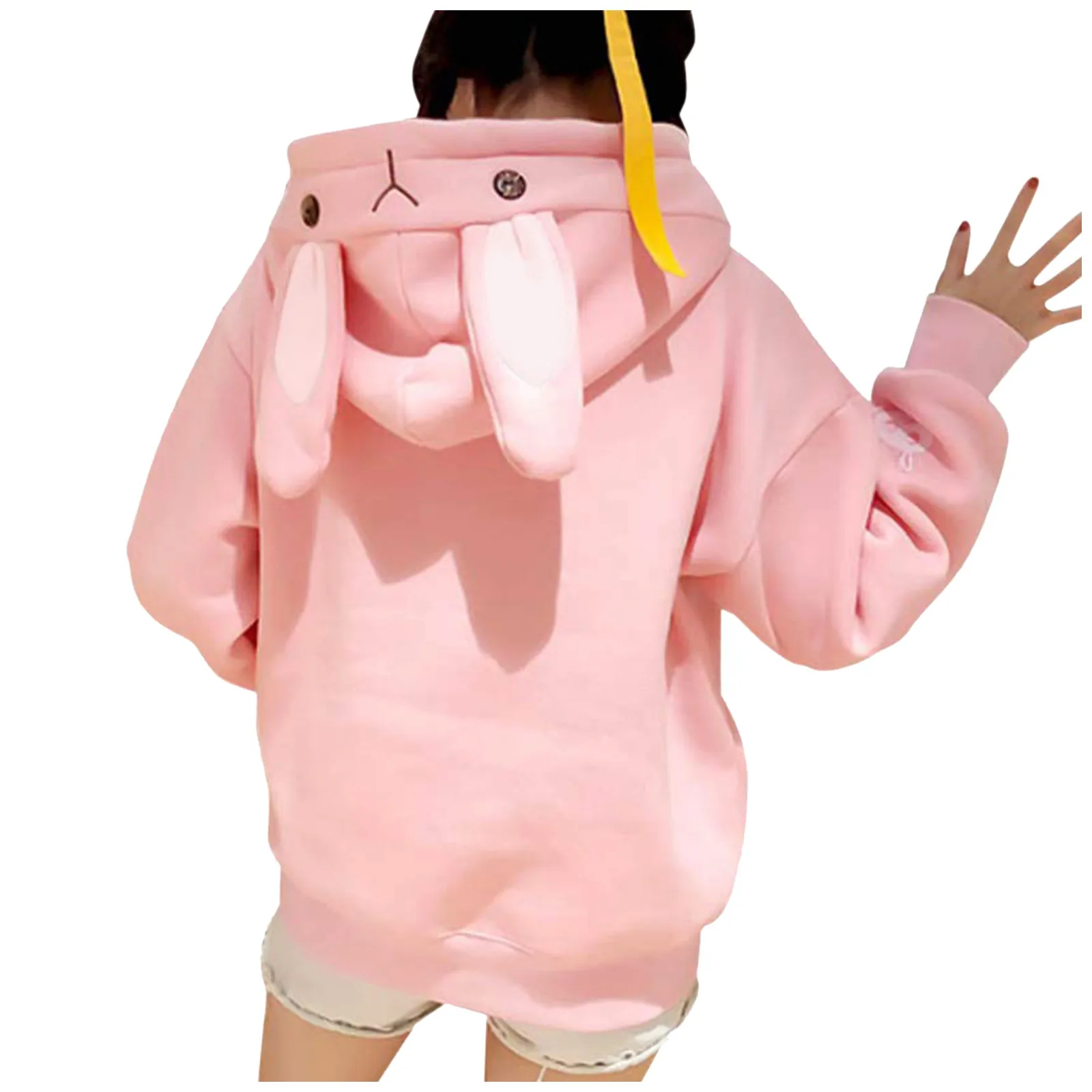 Hoodies Women Aesthetic Oversized Hoodie Fashion Women Rabbit Ears Top Pullover Long Sleeve Blouse Loose Sweatshirt Haut Femme
Hoodies Women Aesthetic Oversized Hoodie Fashion Women Rabbit Ears Top Pullover Long Sleeve Blouse Loose Sweatshirt Haut Femme