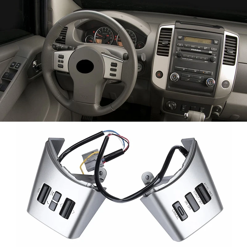 Кнопки переключения громкости круиз-сигнала на руль автомобиля для Nissan Frontier Xterra Pathfinder 48430-ZL91C 48430-2Z511
Кнопки переключения громкости круиз-сигнала на руль автомобиля для Nissan Frontier Xterra Pathfinder 48430-ZL91C 48430-2Z511