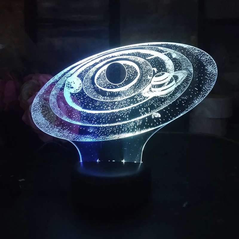 Creative Colorful Solar System 3D Lamp LED Colorful Night Light Home Bar Club Decorative Desk Lamp for Bedroom Decor
Creative Colorful Solar System 3D Lamp LED Colorful Night Light Home Bar Club Decorative Desk Lamp for Bedroom Decor