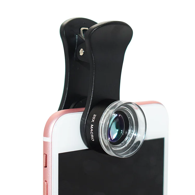 Mobile Phone External Camera 20X High-Definition Macro Universal Camera Phone Macro Lens
Mobile Phone External Camera 20X High-Definition Macro Universal Camera Phone Macro Lens