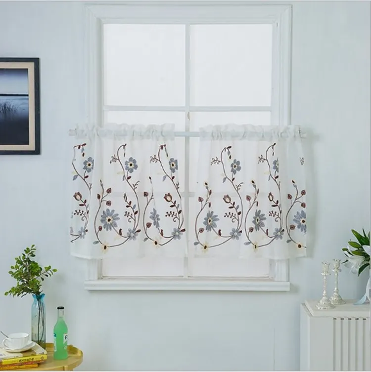 The new cabinet curtain embroidered curtain Japanese and Korean style short floating curtains decorative door curtain.
The new cabinet curtain embroidered curtain Japanese and Korean style short floating curtains decorative door curtain.