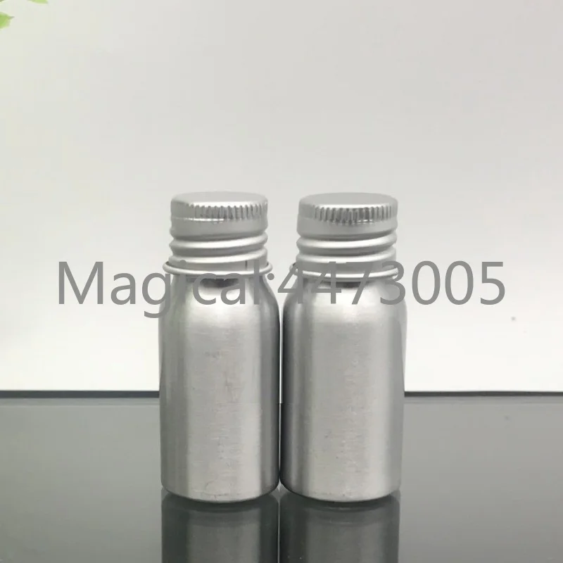 50/100pcs 10/30/50ml small Aluminum silver empty bottle Screw cap cosmetic jar Sample Perfume essential oil Refillable bottles | Красота и
