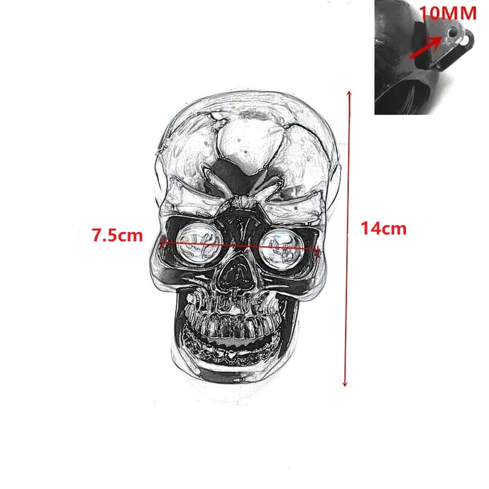 Мотоциклетный головной светильник с черепом Универсальный светодиодный на
