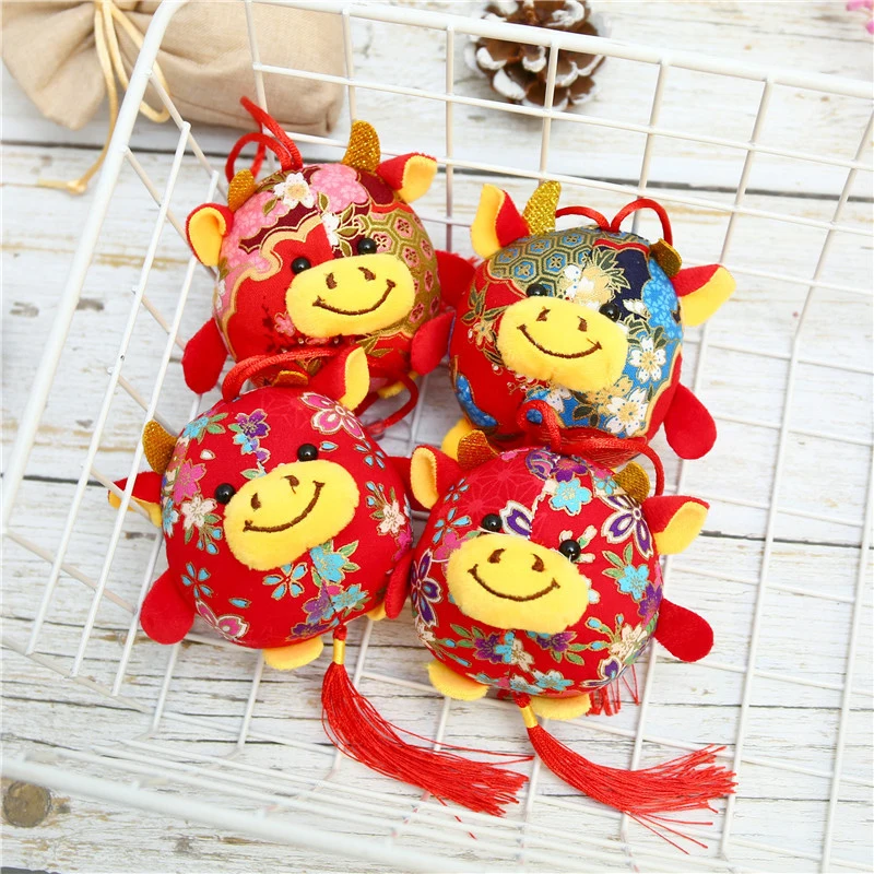 Year Of The Bull 2021 Souvenirs Strap Cow Doll Soft Plush Stuffed Calf Ox New Year Decoration Pendant Kids Toys For Children Fun
Year Of The Bull 2021 Souvenirs Strap Cow Doll Soft Plush Stuffed Calf Ox New Year Decoration Pendant Kids Toys For Children Fun