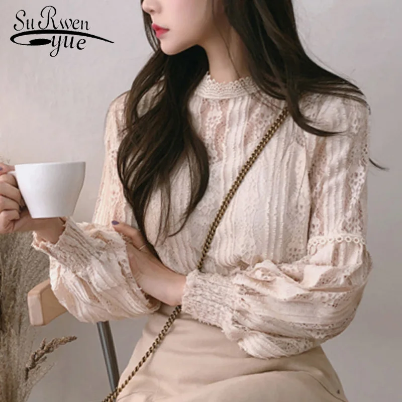 Blusas Mujer De Moda 2021 Pink Spliced Ladies Tops Long Sleeve Lace Blouse Shirts for Women Tops Solid Stand Women Tops 6899 50
Blusas Mujer De Moda 2021 Pink Spliced Ladies Tops Long Sleeve Lace Blouse Shirts for Women Tops Solid Stand Women Tops 6899 50
