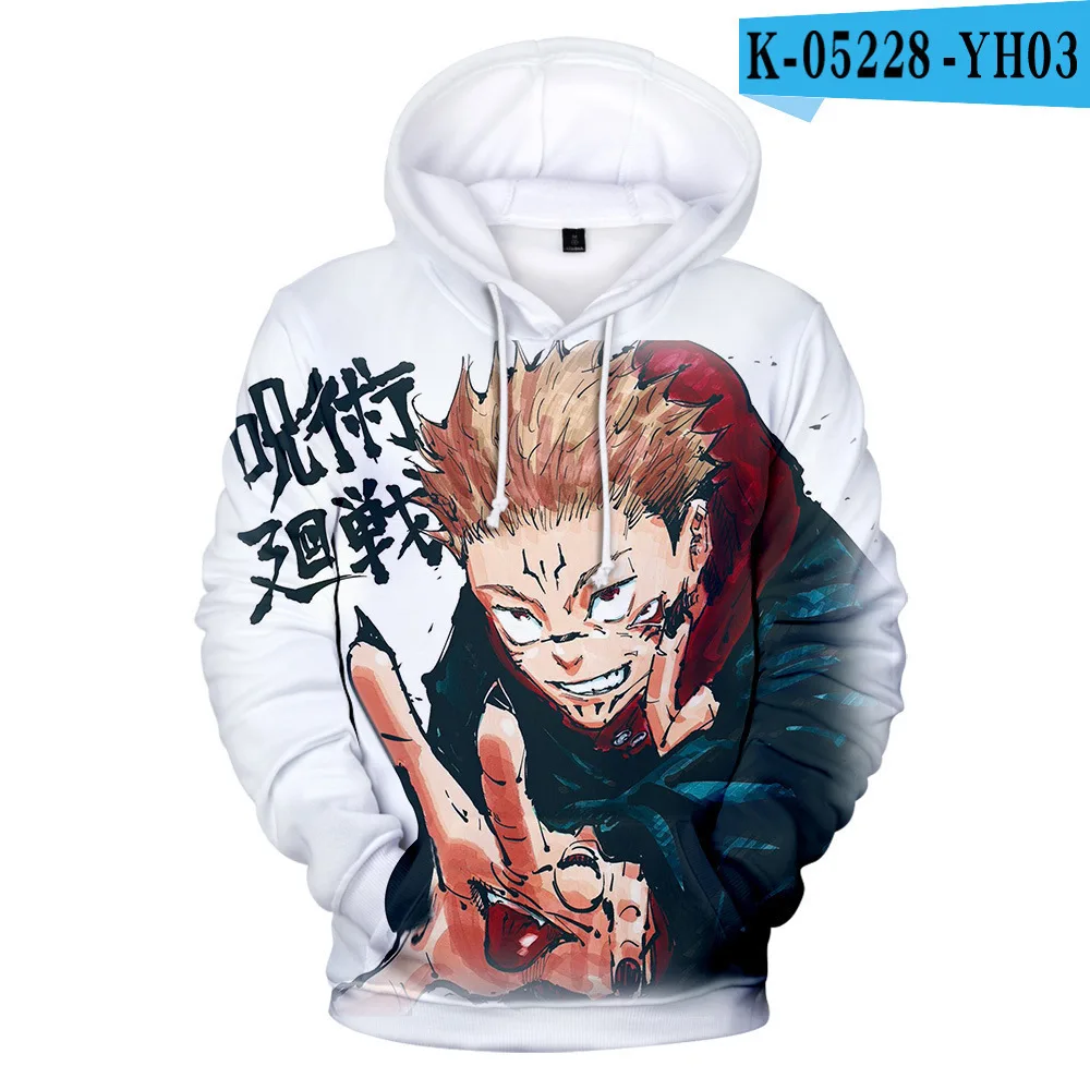 Anime Jujutsu Kaisen Hoodie Hip Hop Pullovers Tops Loose Long Sleeves Autumn child boy girl Hoodie Sweatshirt Autumn Winter
Anime Jujutsu Kaisen Hoodie Hip Hop Pullovers Tops Loose Long Sleeves Autumn child boy girl Hoodie Sweatshirt Autumn Winter