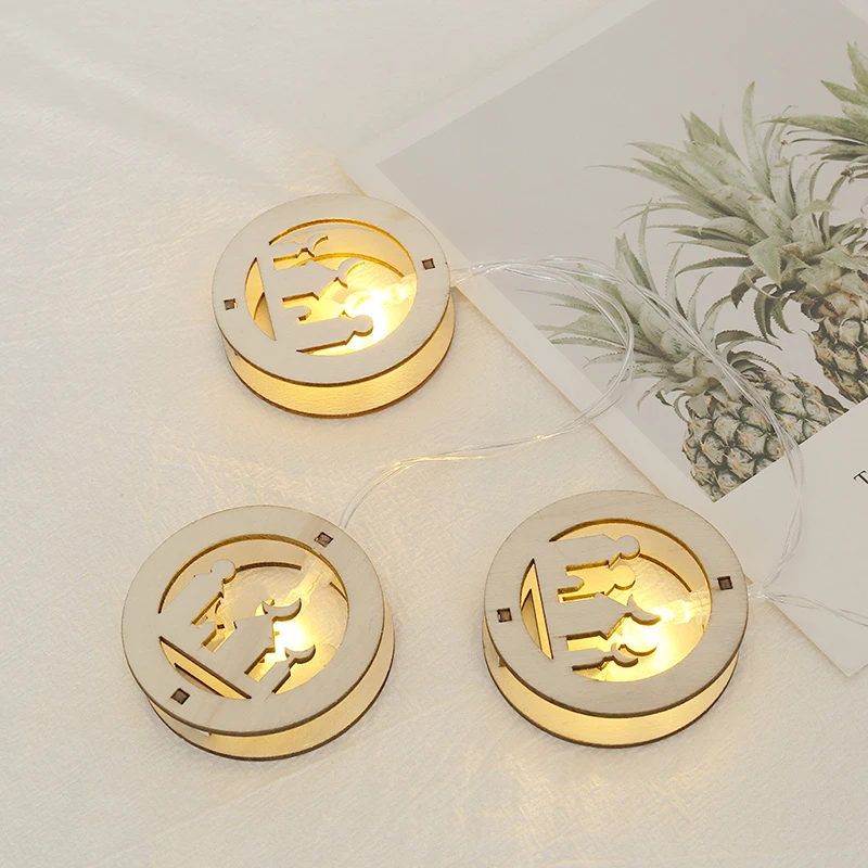 Ramadan Festival Wooden Pendant Lights Party Garden Decoration String Lights Ornaments DC120
Ramadan Festival Wooden Pendant Lights Party Garden Decoration String Lights Ornaments DC120