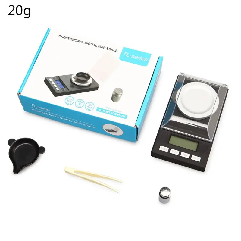 Digital Milligram Jewelry Scale 20g / 0.001g Reloading High-Precision Pocket | Инструменты