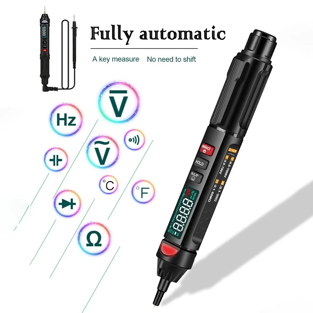 ET8906/ET8908 True Rms Professional Digital Multimeter Voltmeter Ammeter Automatic Identification Measurement Voltage Indicator
ET8906/ET8908 True Rms Professional Digital Multimeter Voltmeter Ammeter Automatic Identification Measurement Voltage Indicator