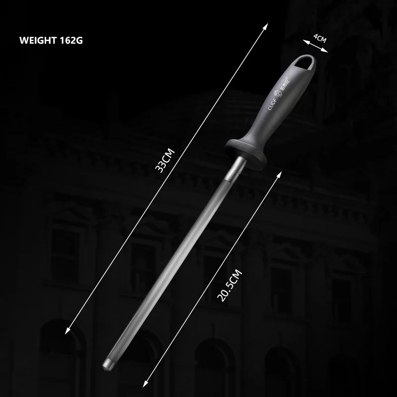 Professional Chef Knife Sharpener Rod High Quality 304 stainless steel Kitchen knife Sharpening Stick
Professional Chef Knife Sharpener Rod High Quality 304 stainless steel Kitchen knife Sharpening Stick