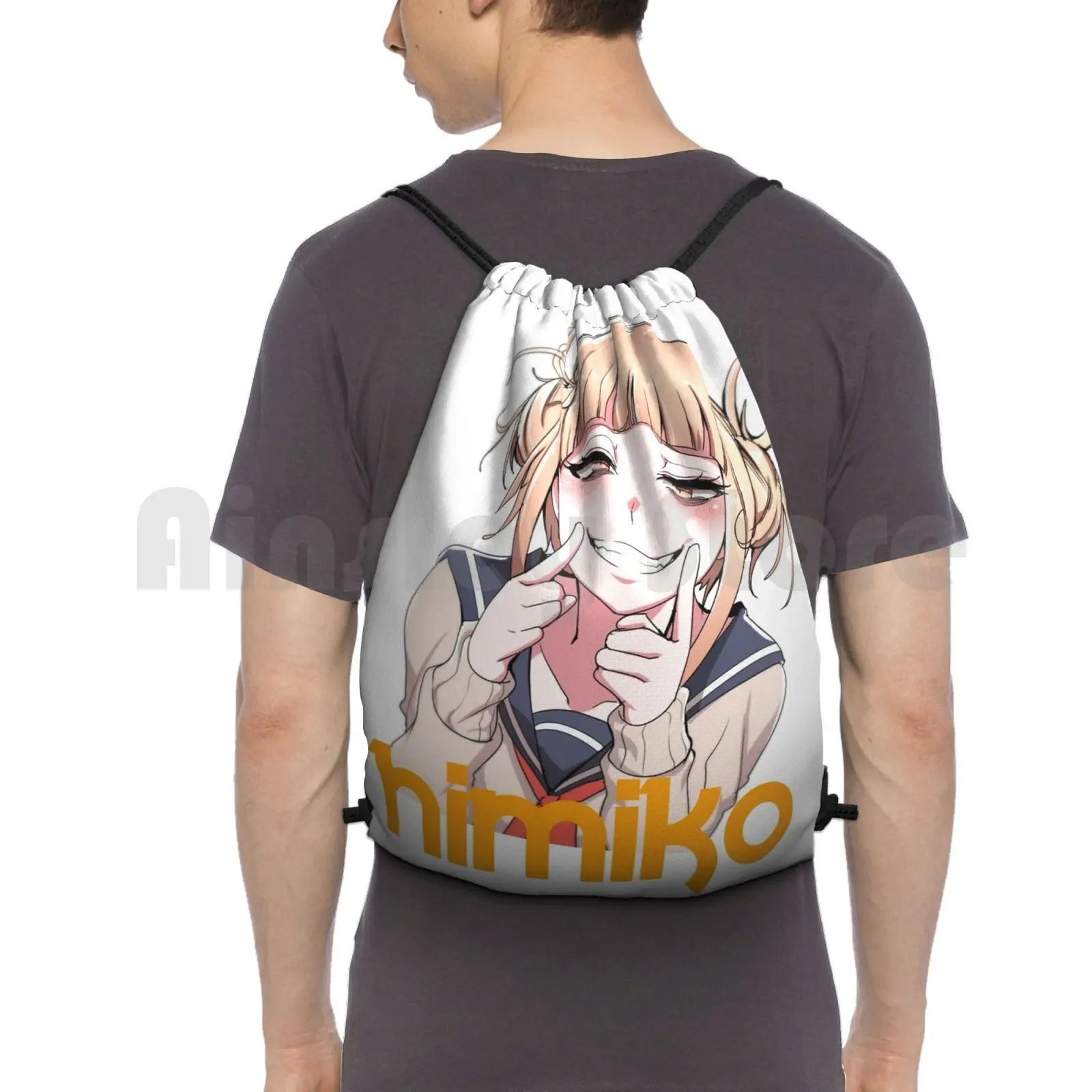 Boku No Hero Academia-Himiko Toga Backpack Drawstring Bags Gym Bag Waterproof Boku No Hero Academia Anime Himiko Toga 
Boku No Hero Academia-Himiko Toga Backpack Drawstring Bags Gym Bag Waterproof Boku No Hero Academia Anime Himiko Toga