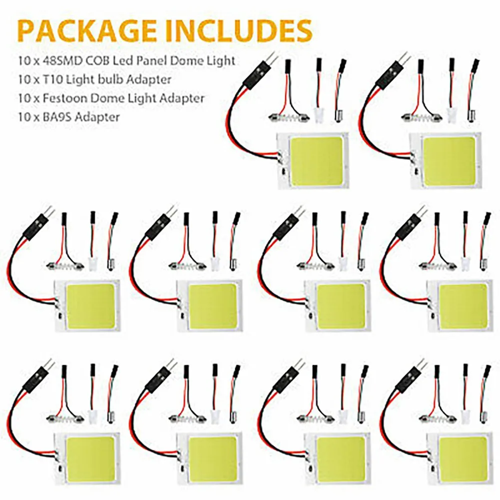 Car Dome Lamp Door Ice Blue Interior Light Map Panel 10pcs Replace Replacement 24LEDs
Car Dome Lamp Door Ice Blue Interior Light Map Panel 10pcs Replace Replacement 24LEDs