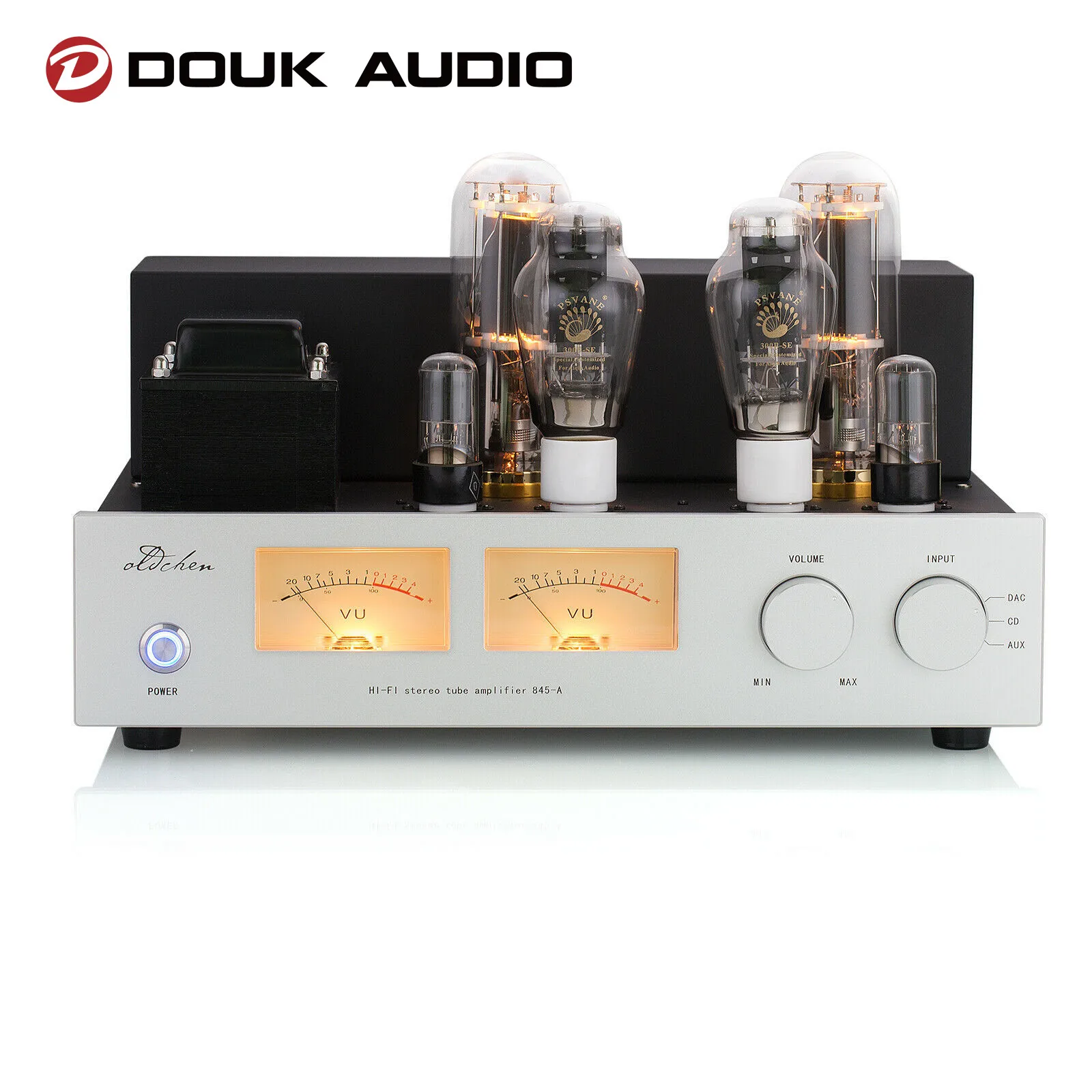 

Douk audio Hi-end 300B Push 845 Hi-Fi Vacuum Tube Amplifier Class A Stereo Valve Power Amplifier 25W+25W