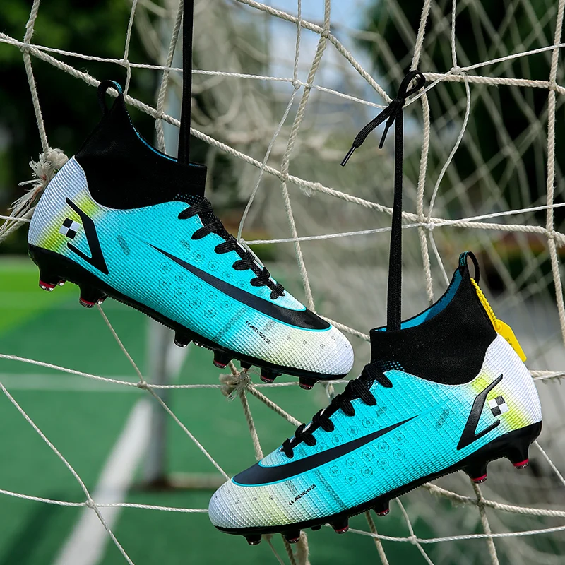 2021 Men's Football Shoes High Ankle Football Shoes Adult Children's Splint Training Sneakers Trend Men's Sneakers 35-45
2021 Men's Football Shoes High Ankle Football Shoes Adult Children's Splint Training Sneakers Trend Men's Sneakers 35-45
