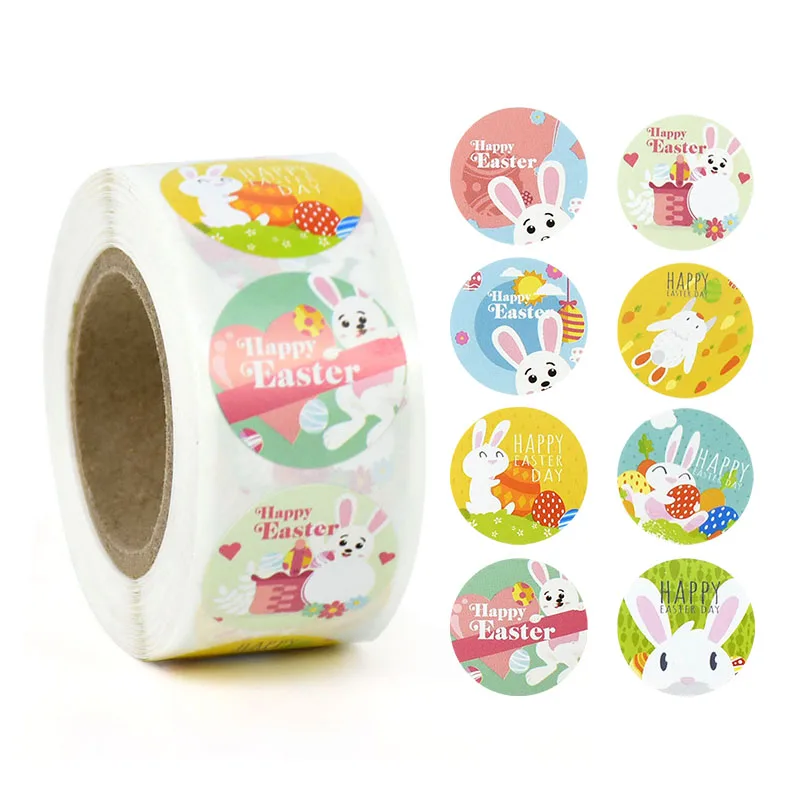 500pcs 2.5cm Happy Easter Gift Stickers Sealing Label Rabbit Easter Design DIY Sticker Baby Sower Birthday Festival Party Decor
500pcs 2.5cm Happy Easter Gift Stickers Sealing Label Rabbit Easter Design DIY Sticker Baby Sower Birthday Festival Party Decor