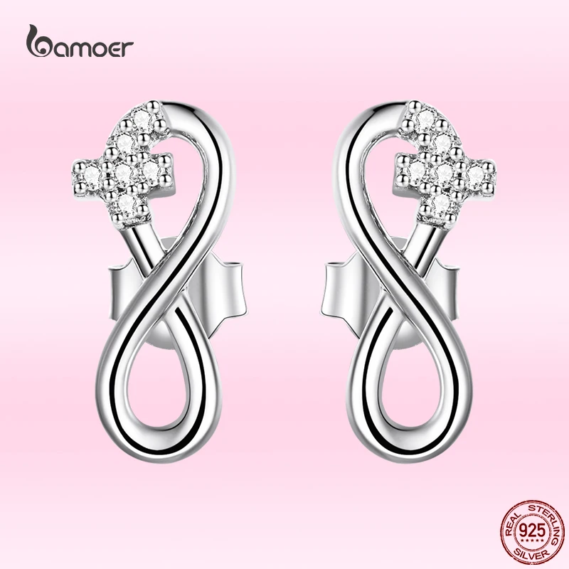 Женские серьги-гвоздики Bamoer, простые геометрические гипоаллергенные серьги из 100% стерлингового серебра 925 пробы
Женские серьги-гвоздики Bamoer, простые геометрические гипоаллергенные серьги из 100% стерлингового серебра 925 пробы