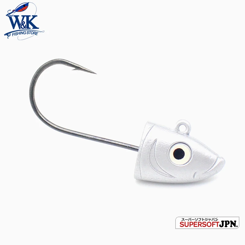 Soft Lures Jig Head 12g 1/0 Jig Hooks at Khaki and Silver Colors for Slinky Shad 95 Swimbait JIGS Hook
Soft Lures Jig Head 12g 1/0 Jig Hooks at Khaki and Silver Colors for Slinky Shad 95 Swimbait JIGS Hook