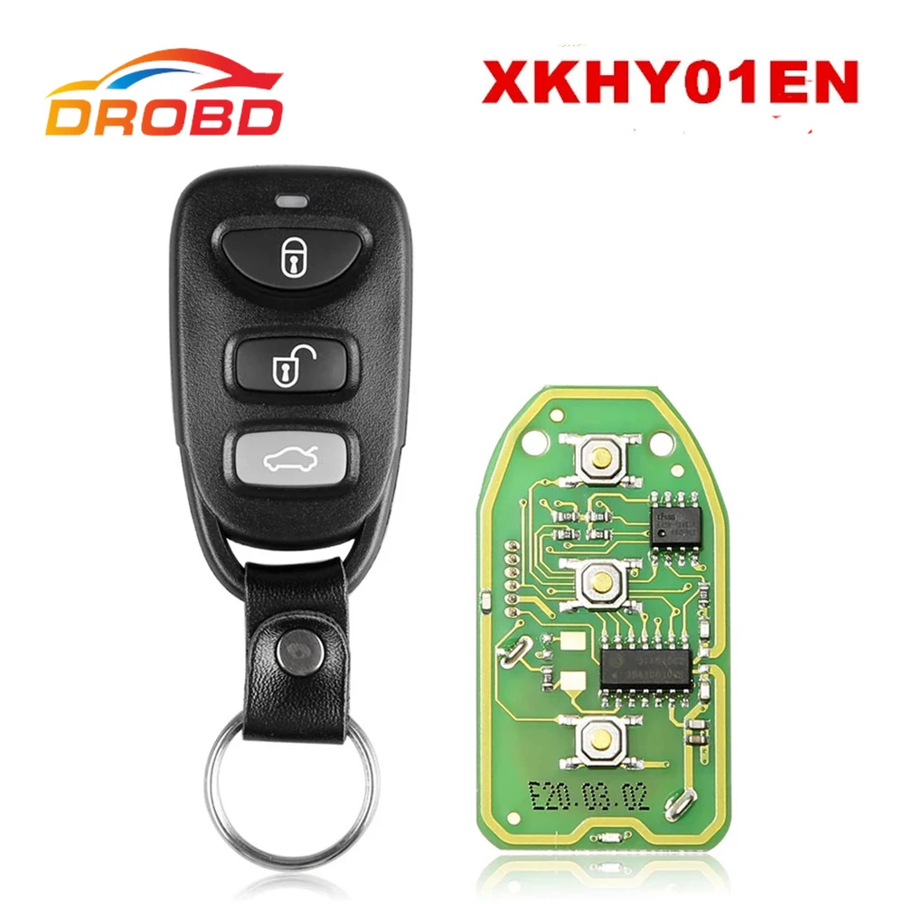 Xhorse XKHY01EN Wire Universal Remote Key for Hyundai 3+1 Buttons English Version working with Xhorse VVDI Key tool
Xhorse XKHY01EN Wire Universal Remote Key for Hyundai 3+1 Buttons English Version working with Xhorse VVDI Key tool