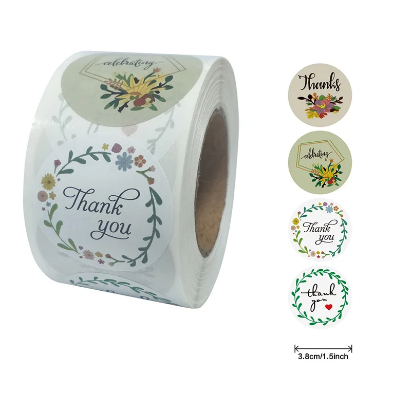 500pcs/roll Thank You Stickers Handmade Stickers Gift Seal Labels Circle Stationery for Wedding Birthday Party Decoration
500pcs/roll Thank You Stickers Handmade Stickers Gift Seal Labels Circle Stationery for Wedding Birthday Party Decoration