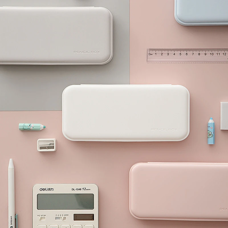 Korean Creative Custom Cute Simple Pencil Case Large Capacity Transparent Frosted Pencil Case Student Plastic Pencil Case
Korean Creative Custom Cute Simple Pencil Case Large Capacity Transparent Frosted Pencil Case Student Plastic Pencil Case