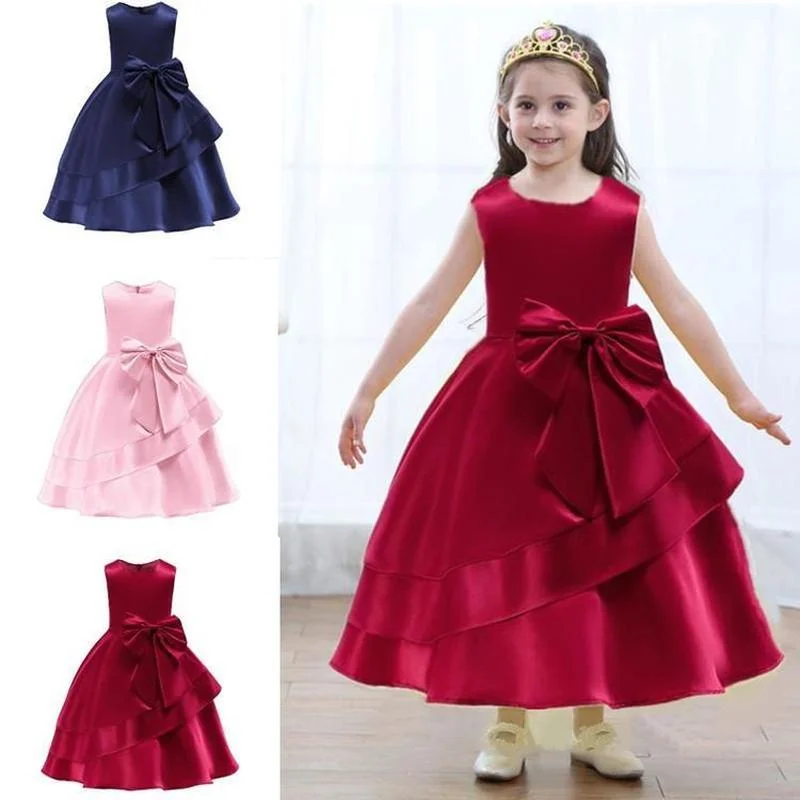 Big Bowknot Princess Dress Baby Girls Evening Party Gown Sleeveless Bridesmaid Long Dresses
Big Bowknot Princess Dress Baby Girls Evening Party Gown Sleeveless Bridesmaid Long Dresses