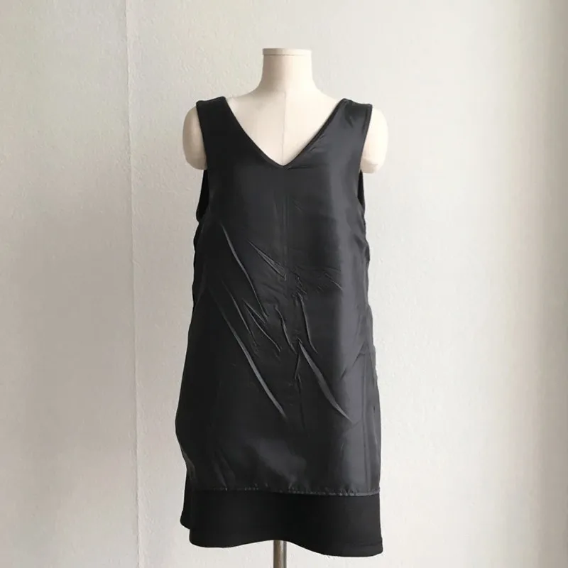 VGH Casual Two Piece Set Women O Neck Puff Short Sleeve Dot Perspective Top V Neck Sleeveless High Waist Loose Dress Suit Female
VGH Casual Two Piece Set Women O Neck Puff Short Sleeve Dot Perspective Top V Neck Sleeveless High Waist Loose Dress Suit Female