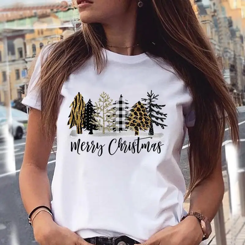 Women T Top Merry Christmas Tree Lovely Short Sleeve Holiday Print Cartoon Shirt Female Graphic Tee Tshirt New Year T-Shirts
Women T Top Merry Christmas Tree Lovely Short Sleeve Holiday Print Cartoon Shirt Female Graphic Tee Tshirt New Year T-Shirts