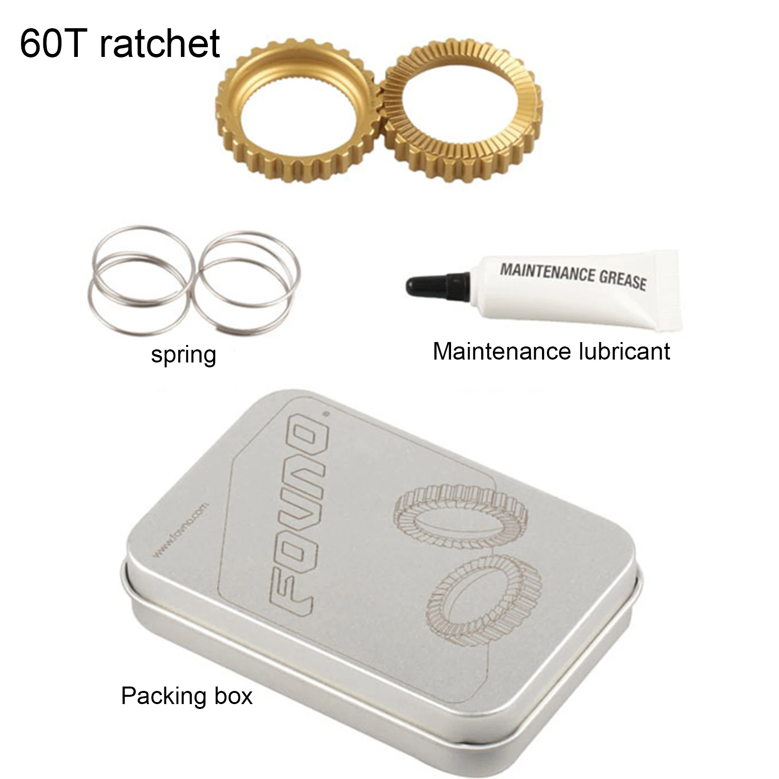 Bicycle Hub 60T Star Ratchet Service Kit Ratchet 60 Teeth For DT Replacement 60T MTB Road Hub Gear Bike Part Bike Accessory
Bicycle Hub 60T Star Ratchet Service Kit Ratchet 60 Teeth For DT Replacement 60T MTB Road Hub Gear Bike Part Bike Accessory
