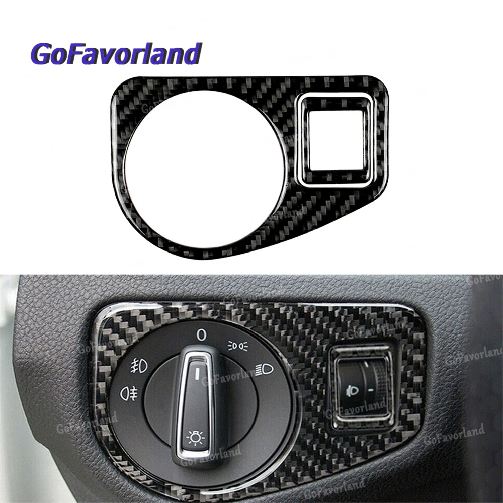 Carbon Fiber Black Headlight Switch Button Trim Cover For VW Golf 7 GTI MK7 2013 2014 2015 2016 2017
Carbon Fiber Black Headlight Switch Button Trim Cover For VW Golf 7 GTI MK7 2013 2014 2015 2016 2017