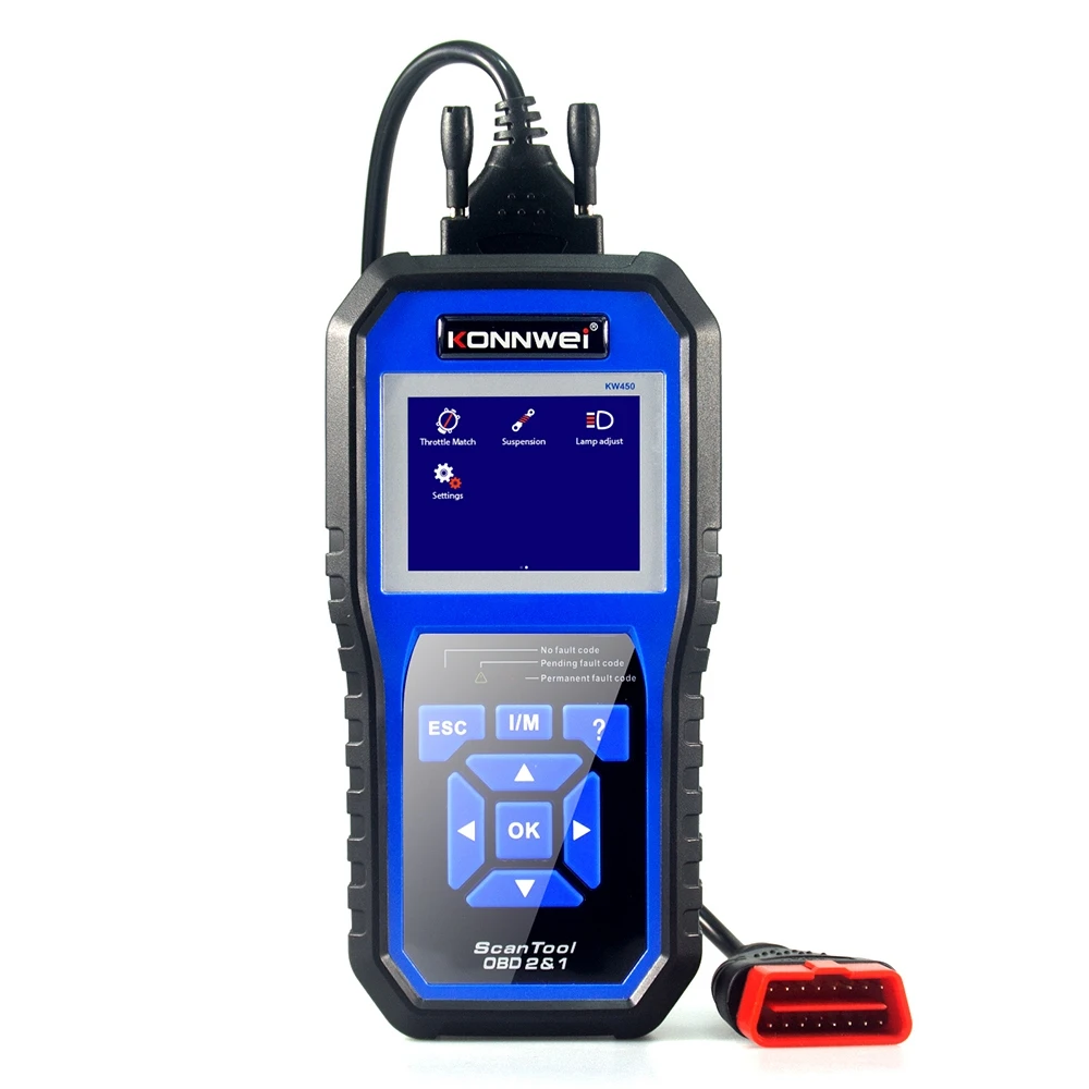 KONNWE KW450 OBD2 Scanner Auto Code Reader OBD II Car Diagnostic Tool OBD 2 Automotive Scanner for VW for Audi Seat for Skoda
KONNWE KW450 OBD2 Scanner Auto Code Reader OBD II Car Diagnostic Tool OBD 2 Automotive Scanner for VW for Audi Seat for Skoda