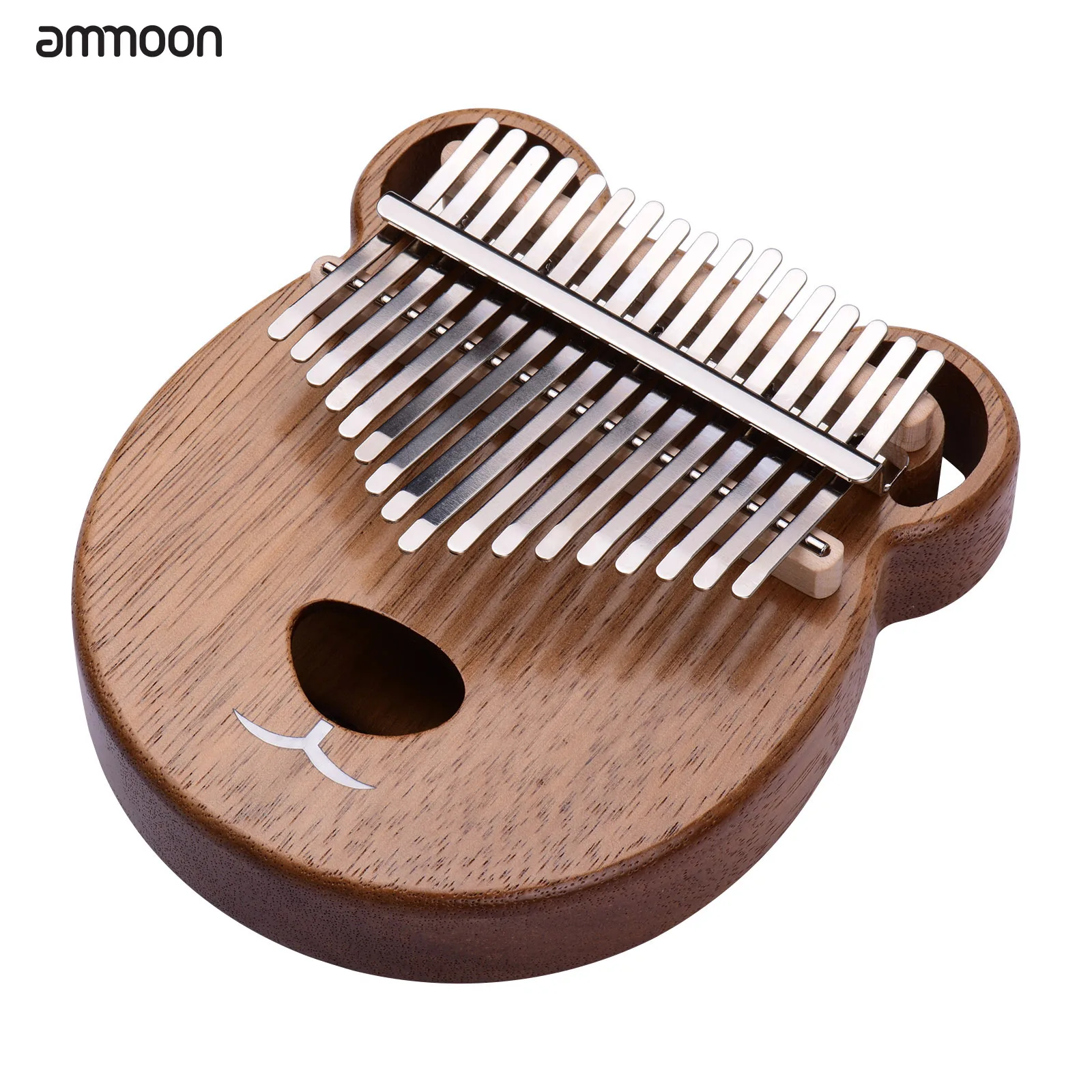 ammoon 17 Key Kalimba Portable C Tone Thumb Piano Cartoon Bear Kalimba Solid Walnut Wood Finger Precussion with Accessaries
ammoon 17 Key Kalimba Portable C Tone Thumb Piano Cartoon Bear Kalimba Solid Walnut Wood Finger Precussion with Accessaries