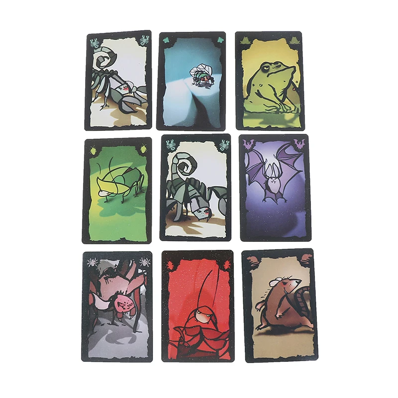 11 5*11 5 см Веселые карточные игры Kakerlaken Salat/Poker/Royal/Suppe/Mogel Motte семейная настольная