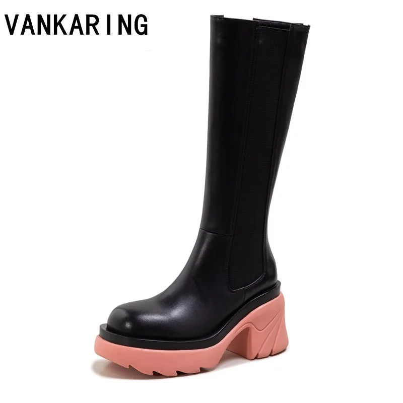brand genuine leather knee high boots autumn women shoes colors platform round toe leisure party female street shoes plus size
brand genuine leather knee high boots autumn women shoes colors platform round toe leisure party female street shoes plus size