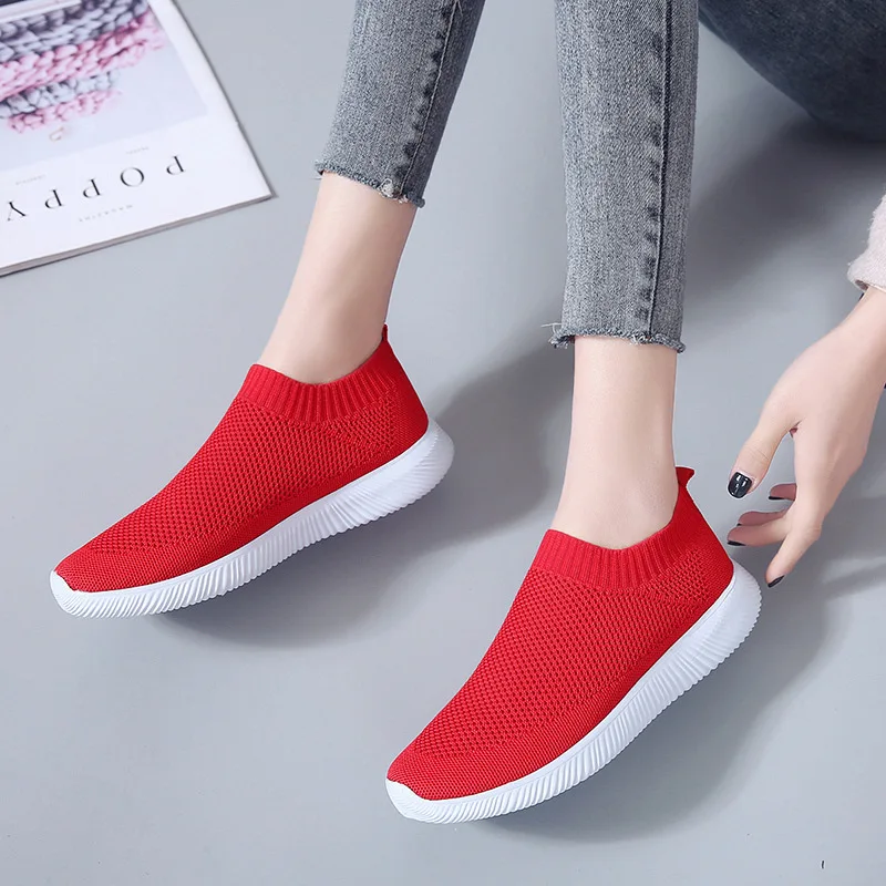 Plus Size Breathable Air Mesh Sneakers Women 2020 Spring Summer Slip On Platform Knitting Flats Soft Walking Shoes Woman
Plus Size Breathable Air Mesh Sneakers Women 2020 Spring Summer Slip On Platform Knitting Flats Soft Walking Shoes Woman