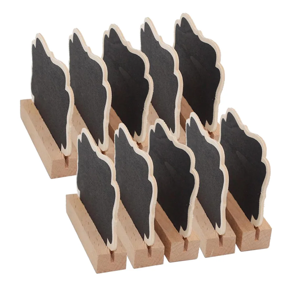 10x Wood ChalkBoard Blackboard Memo Message Board Note Sign Reminder Reception Meeting Board Miniatures Decoration Crafts
10x Wood ChalkBoard Blackboard Memo Message Board Note Sign Reminder Reception Meeting Board Miniatures Decoration Crafts