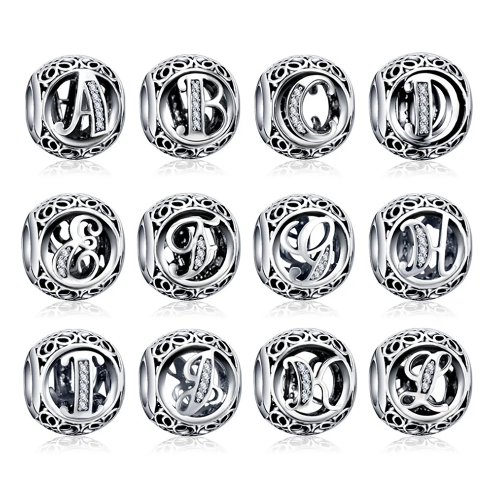 New 925 charm silver 26 letters A-Z charm bead Shiny Zircon jewelry Fit Original Pandora Bracelet for women fashion jewelry
New 925 charm silver 26 letters A-Z charm bead Shiny Zircon jewelry Fit Original Pandora Bracelet for women fashion jewelry