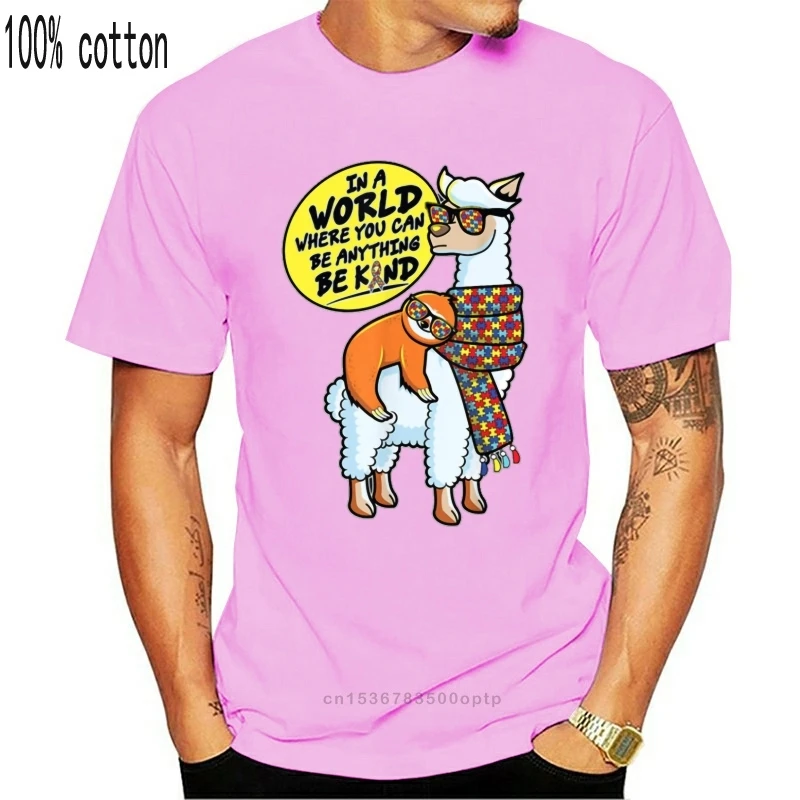 New Autism Awareness Sloth Riding Llama Autism Be Kind T Shirt Tee Shirt Spring Autumn Funny Casual Create Plus Size 5xl Shirt
New Autism Awareness Sloth Riding Llama Autism Be Kind T Shirt Tee Shirt Spring Autumn Funny Casual Create Plus Size 5xl Shirt