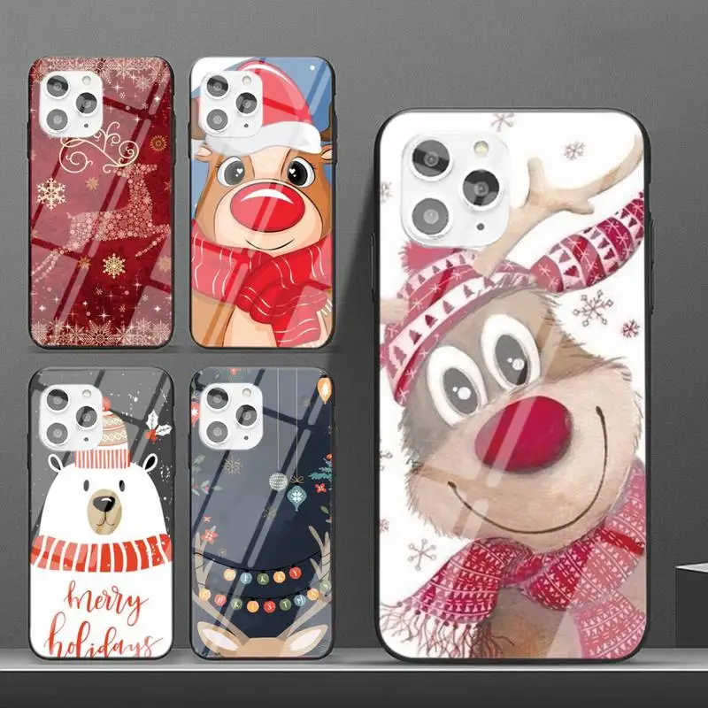 New Year Christma Deer Phone Case For IPhone 6 6s 7 8 Plus X Xs Xr Xsmax 11 12 Pro Promax 12mini Tempered Glass
New Year Christma Deer Phone Case For IPhone 6 6s 7 8 Plus X Xs Xr Xsmax 11 12 Pro Promax 12mini Tempered Glass