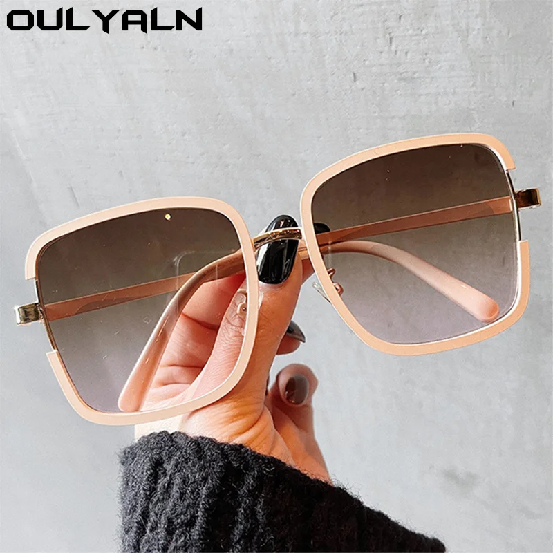 Oulyaln Big Frame Square Sunglasses Women Men Luxury Brand Designer Oversized Sun Glasses Ladies Vintage Metal Eyewear UV400
Oulyaln Big Frame Square Sunglasses Women Men Luxury Brand Designer Oversized Sun Glasses Ladies Vintage Metal Eyewear UV400