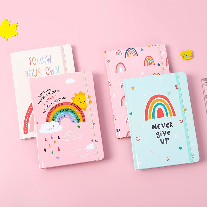 A5 Notebook 100 Sheets Rainbow Hard Shell Journals Girl Gift Diary Book School Office Supplies
A5 Notebook 100 Sheets Rainbow Hard Shell Journals Girl Gift Diary Book School Office Supplies