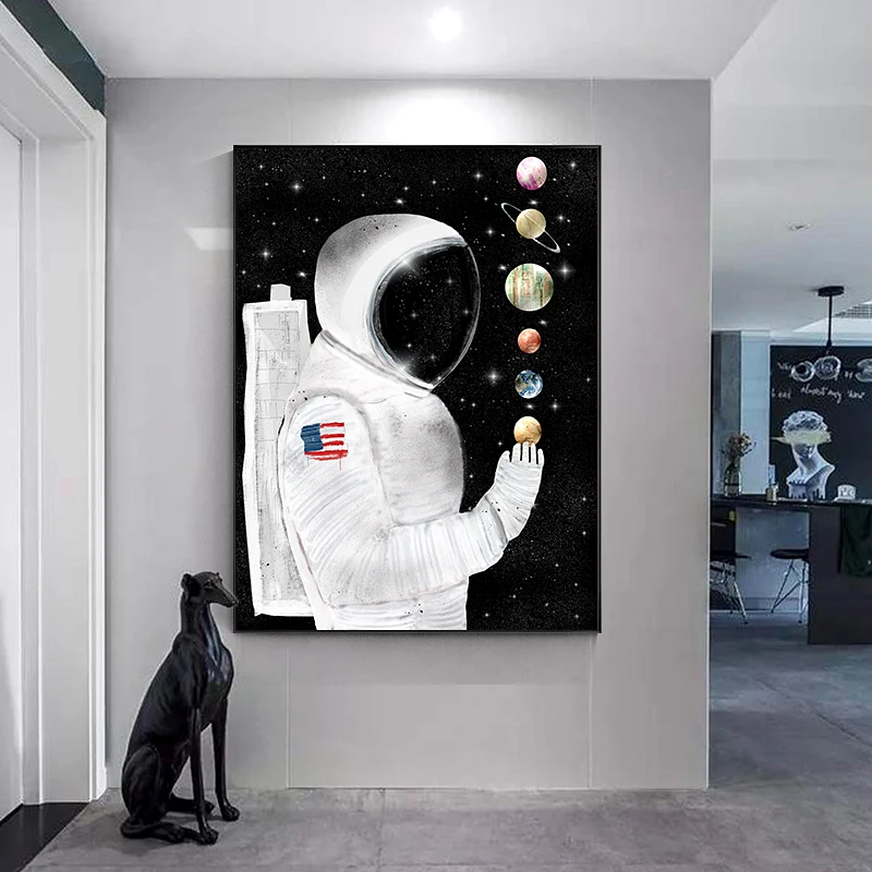 Modern Figure Canvas Painting Decoration Home Decor Poster Print Living Room Bedroom Office Space Astronaut Picture Wall Art
Modern Figure Canvas Painting Decoration Home Decor Poster Print Living Room Bedroom Office Space Astronaut Picture Wall Art