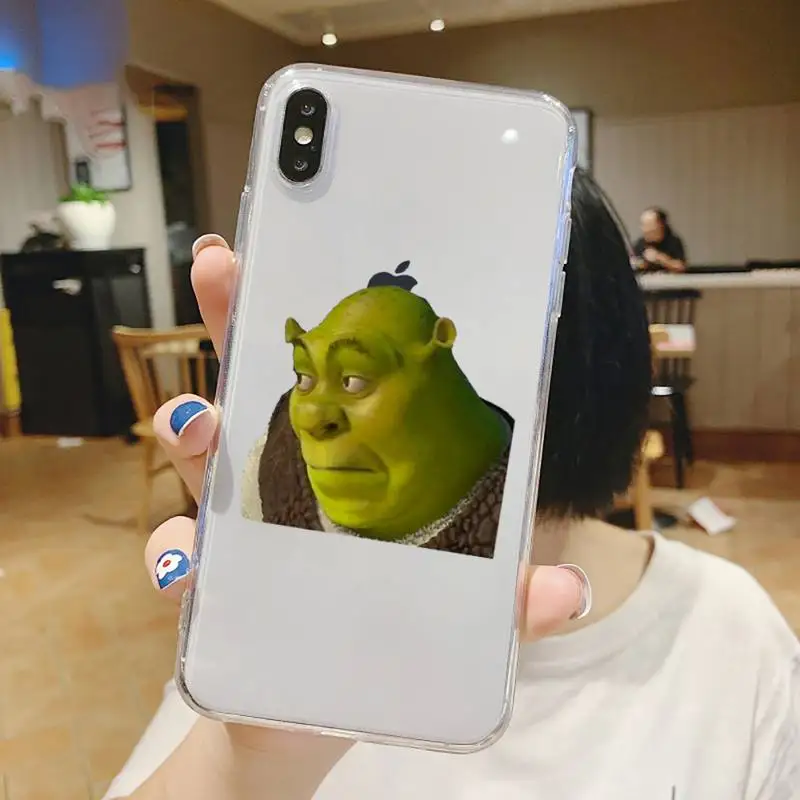Shrek Flexing meme funny pattern Phone Case Transparent soft For iphone 5 5s 5c se 6 6s 7 8 11 12 plus mini x xs xr pro max
Shrek Flexing meme funny pattern Phone Case Transparent soft For iphone 5 5s 5c se 6 6s 7 8 11 12 plus mini x xs xr pro max