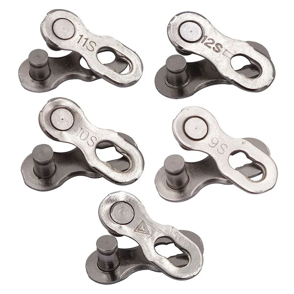 5 Pair Bicycle Chain Connector Lock MTB Road Bike Quick Link Buckle Missing Chain Link Connector 6-7-8 Speed 9/10/11/12 Speed
5 Pair Bicycle Chain Connector Lock MTB Road Bike Quick Link Buckle Missing Chain Link Connector 6-7-8 Speed 9/10/11/12 Speed