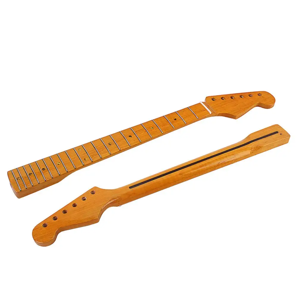 21 Frets Flame Maple Guitar Neck Replacement Guitar Neck for TL Electric Guitar
21 Frets Flame Maple Guitar Neck Replacement Guitar Neck for TL Electric Guitar
